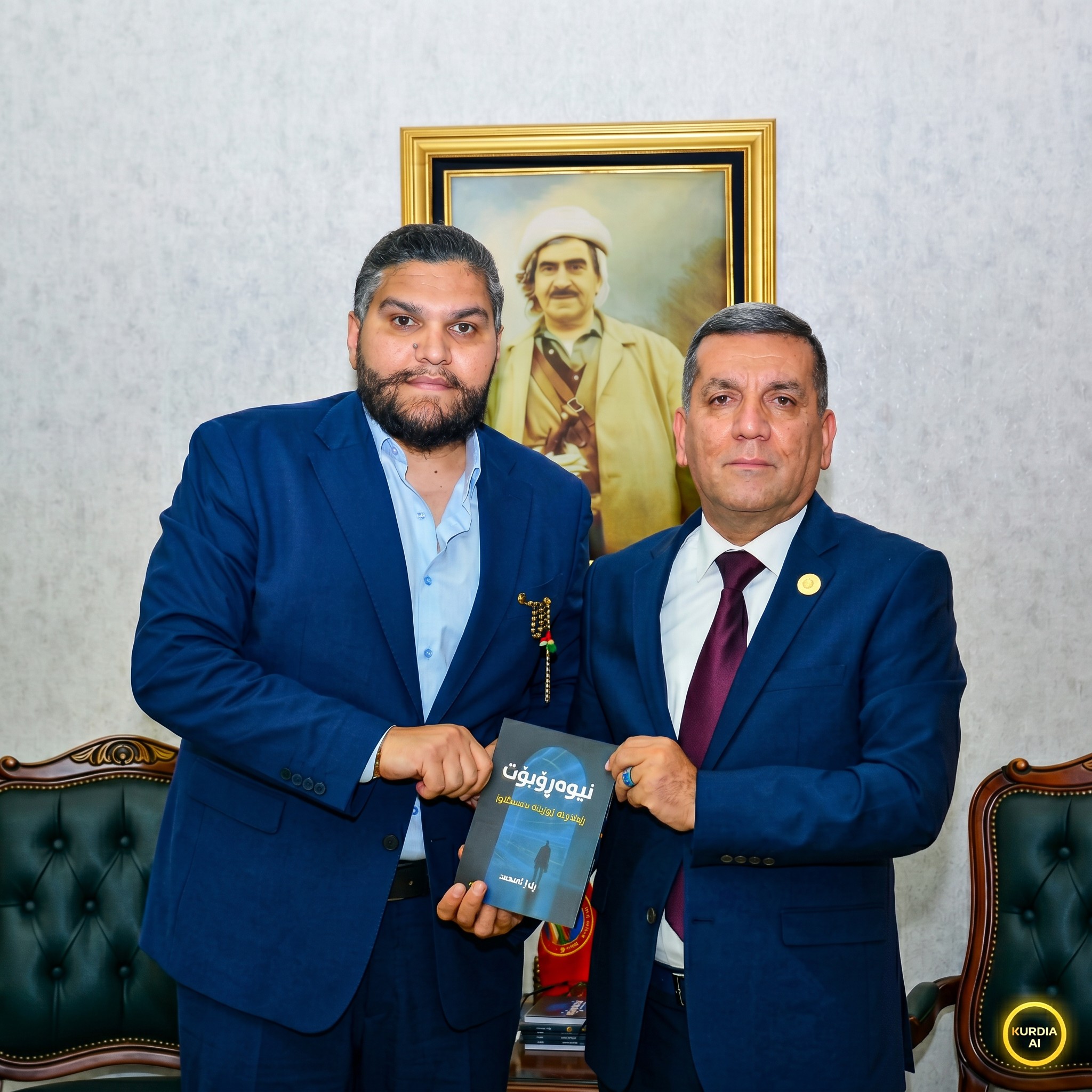 «نیوەڕۆبۆت» گەیشتە قەڵای زانست پێشوازیی فەرمیی زانکۆی سەلاحەددین لە ڕێبەرە کوردییەکەی ژیریی دەستکرد