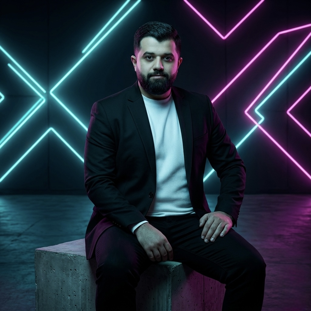 وێنەی خۆت ئەپلۆد بکە Neon Studio