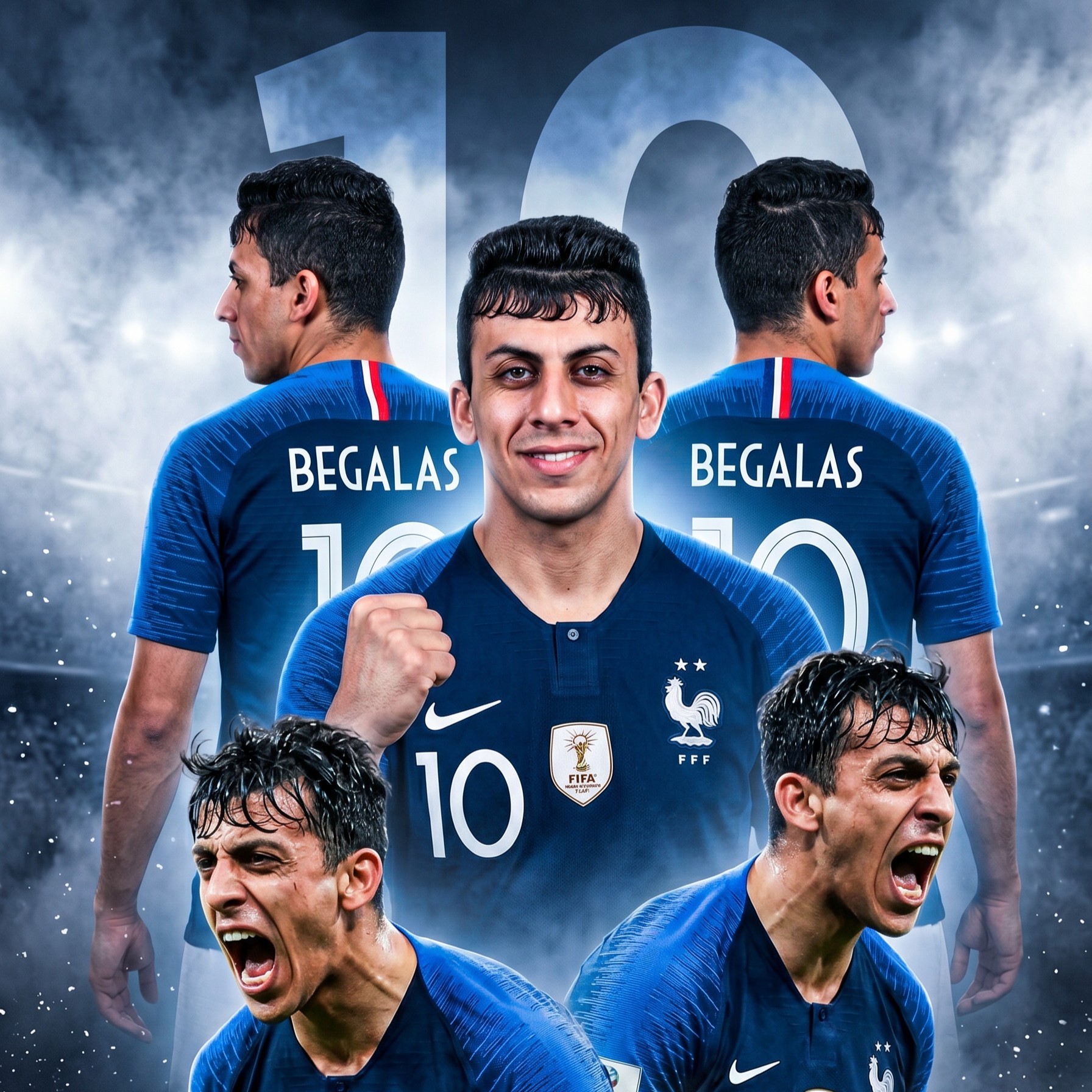 وێنەی خۆت ئەپلۆد بکە france jersey 2026