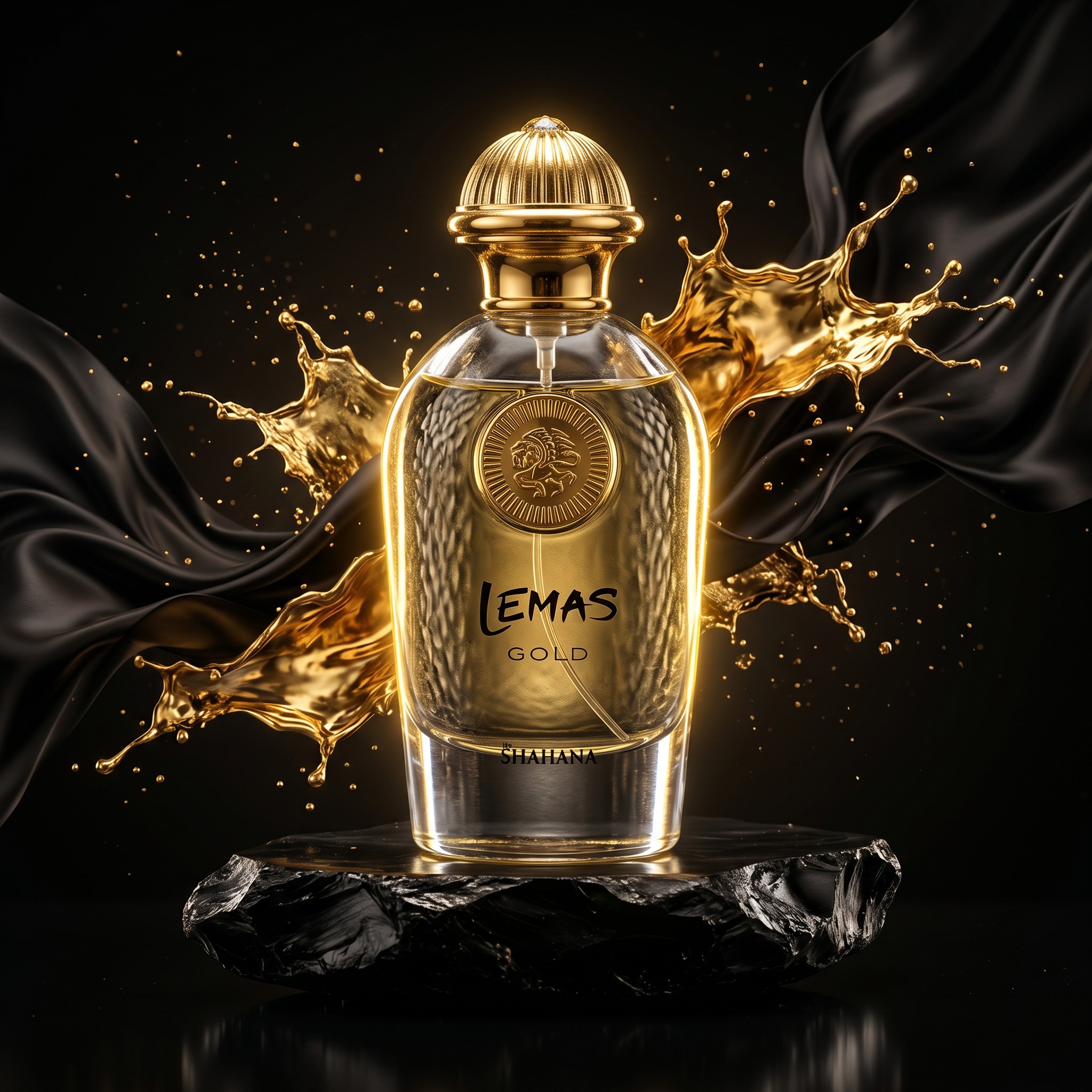 crystal perfume bottle