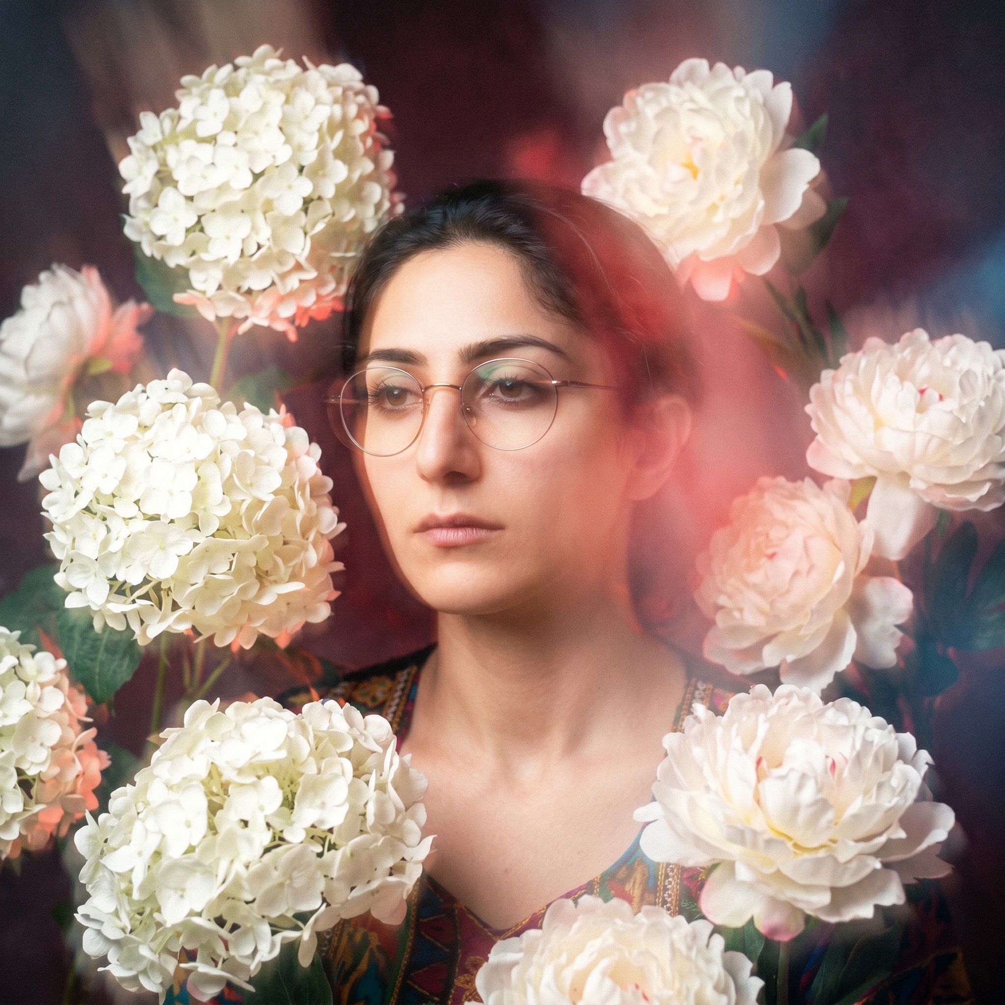 وێنەی خۆت ئەپلۆد بکە dreamlike blurred motion portrait